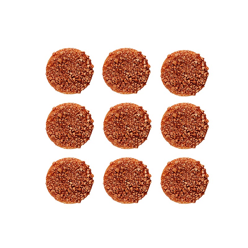 Schokoaufleger Crumble Bronze, Dobla (77764), 369 g, 486 St