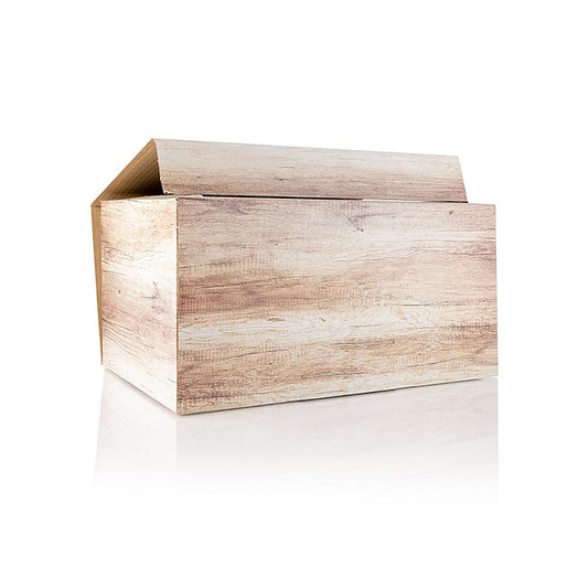 Weinpräsentkarton, "Wood", für 6 Flaschen à 0,75 L, 1 St