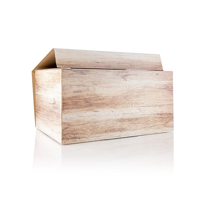 Weinpräsentkarton, "Wood", für 6 Flaschen à 0,75 L, 1 St