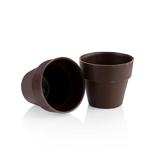 Schokoform Flower Pot Large, dunkel, 62x55mmm, dobla (18143), 840 g, 28 St