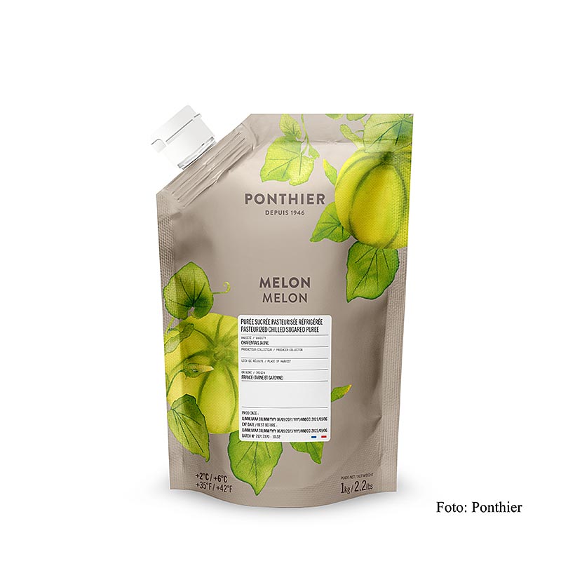 Ponthier Melonen Püree (Charentais), mit Zucker, 1 kg