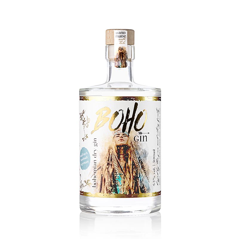 BOHO Bohemian Dry Gin, 43 % vol., Deutschland, 500 ml