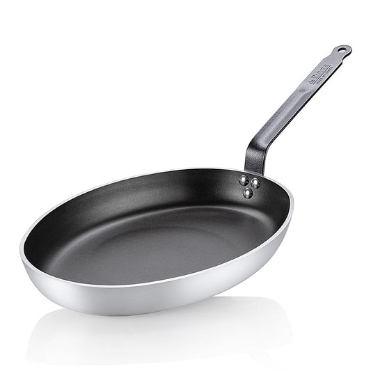 Fischpfanne Oval, Antihaft Choc Resto Induktion, ø36 cm, de Buyer (8481.36), 1 St