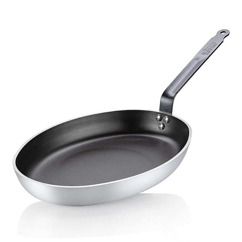 Fischpfanne Oval, Antihaft Choc Resto Induktion, ø36 cm, de Buyer (8481.36), 1 St