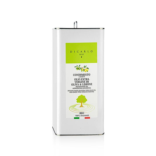 Natives Olivenöl Extra Di Carlo, mit Zitrone, BIO, 5 L