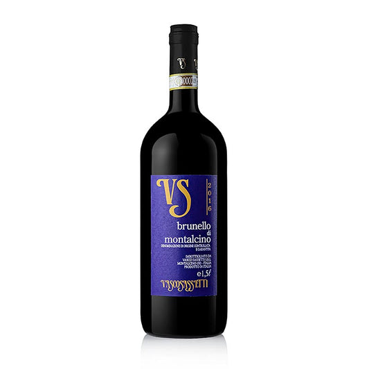 2016 Brunello di Montalcino, trocken, 14,5 % vol., Vasco Sassetti, 1,5 l