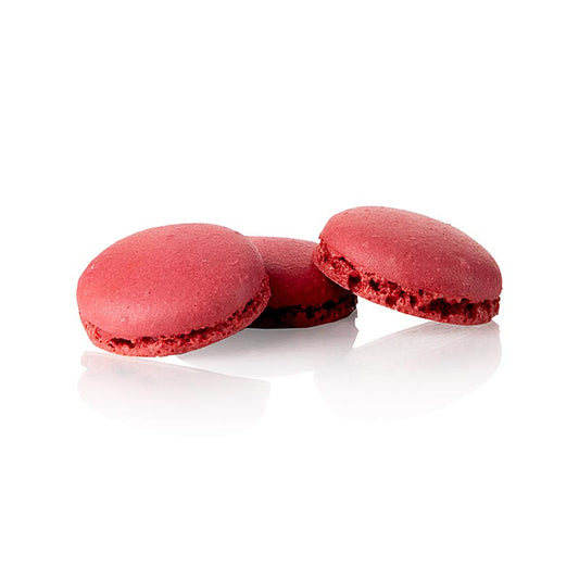 Macarons Hälften Rote Johannissbeere, ungefüllt, ca.Ø 3,5cm (70238), 1,34 kg, 38