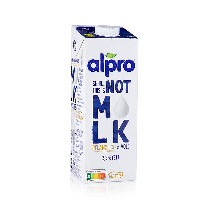 NOT MLK, pflanzliche Milchalternative aus Hafer, 3,5% Fett, alpro, 1 l