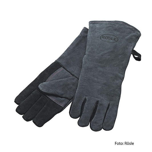 Rösle BBQ Grillhandschuhe, Leder, Paar (25031), 1 St