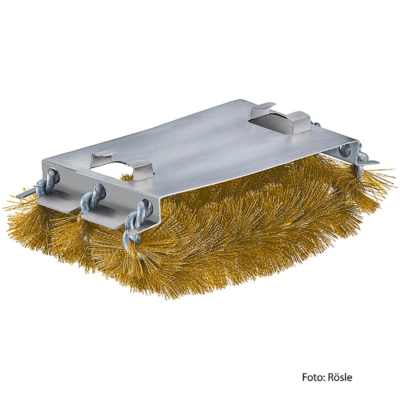 Rösle Ersatzbürste Brass für Grillrost-Reinigungsbürste "SlideX" (25392), 1 St