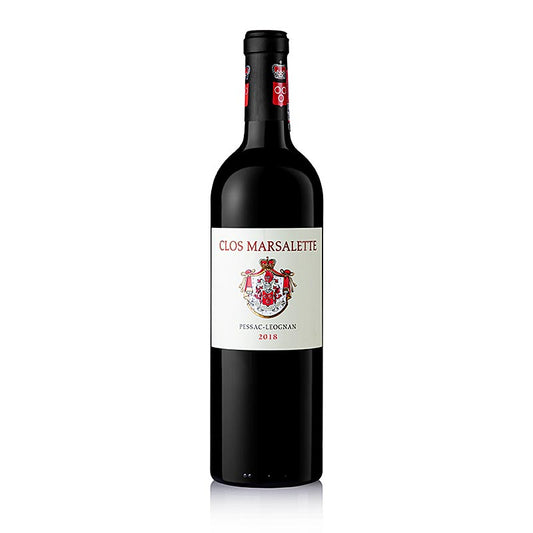 Clos Marsalette 2018er Graves, trocken, % vol., 94 WS, 750 ml