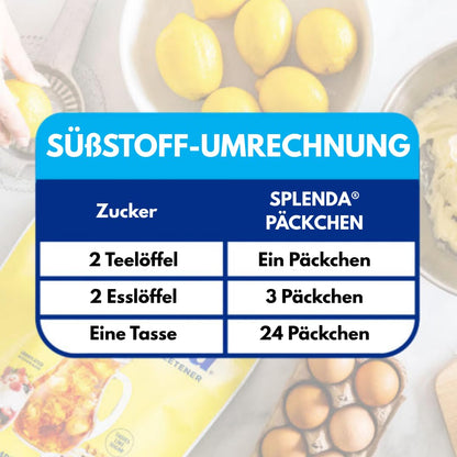 Splenda-Süßstoff – 100 Portionsbeutel à 1 g | Der Favorit in den USA | Zuckerfrei, kalorienfrei und ohne Kohlenhydrate | Low Carb