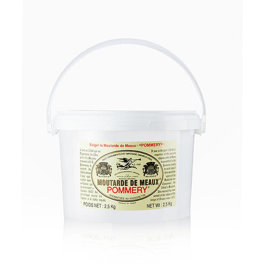 Moutarde de Meaux® -grober Senf, scharf, Pommery®, 2,4 l