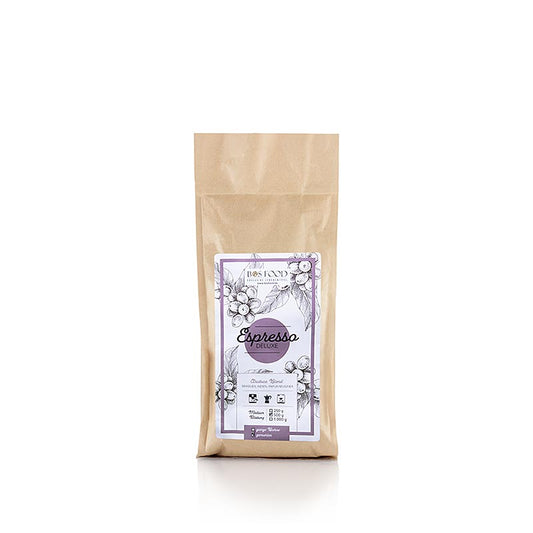 BOS FOOD - Espresso Deluxe, Arabica Kaffee -Mischung, GEMAHLEN, 500 g