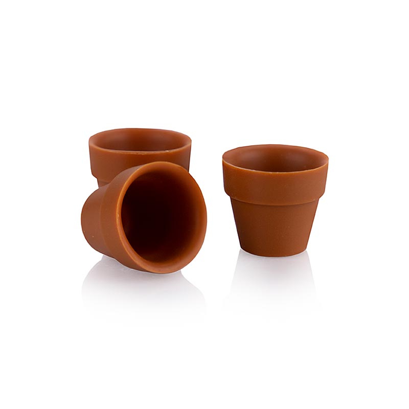 Schokoform Flower Pot mini, Vollmilch, 25x28mmm, dobla (18139), 132 g, 24 St
