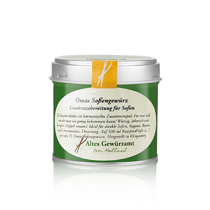Omas Sossengewürz, Gewürzzubereitung für Saucen, Altes Gewürzamt, 80 g