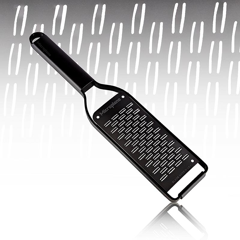 Reibe Microplane Black Sheep, Ribbon Grater, schwarzer Edelstahl (43002), 1 St
