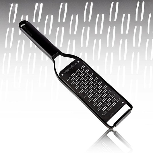 Reibe Microplane Black Sheep, Ribbon Grater, schwarzer Edelstahl (43002), 1 St