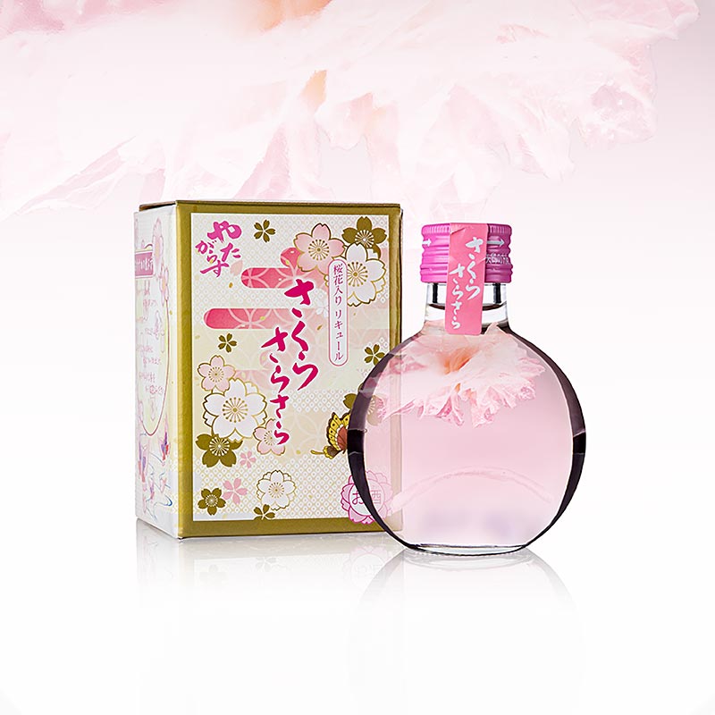 Sakura Sarasasara - alkohol. Destillat mit Kirschblüten, 11 % vol, Japan, 180 ml