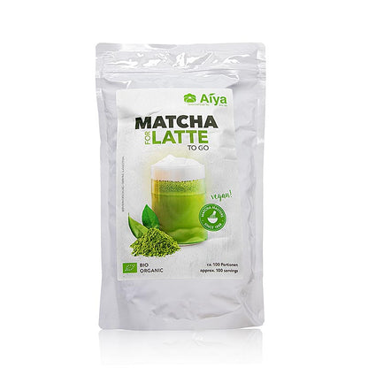 AIYA Professionals - Matcha for Latte, grüner Tee Mix, BIO, 1 kg