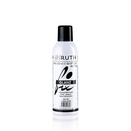 Lebensmittel Lack (Glanzfix Spray), Ruth, 250 ml