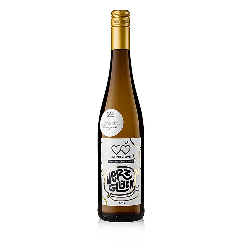 2021er Riesling "Infinity Love" Herzglück, feinherb, 13% vol., Tina Pfaffmann, 750 ml