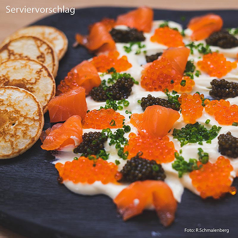 Crème Fraîche, "Crème Épaisse" aus der Normandie, RÉO, 42% Fett, 980 g