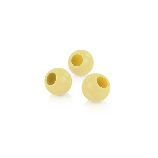 Trüffel-Hohlkugel Weiss, 25 mm Ø, Mona Lisa, 1,36 kg, 504 St