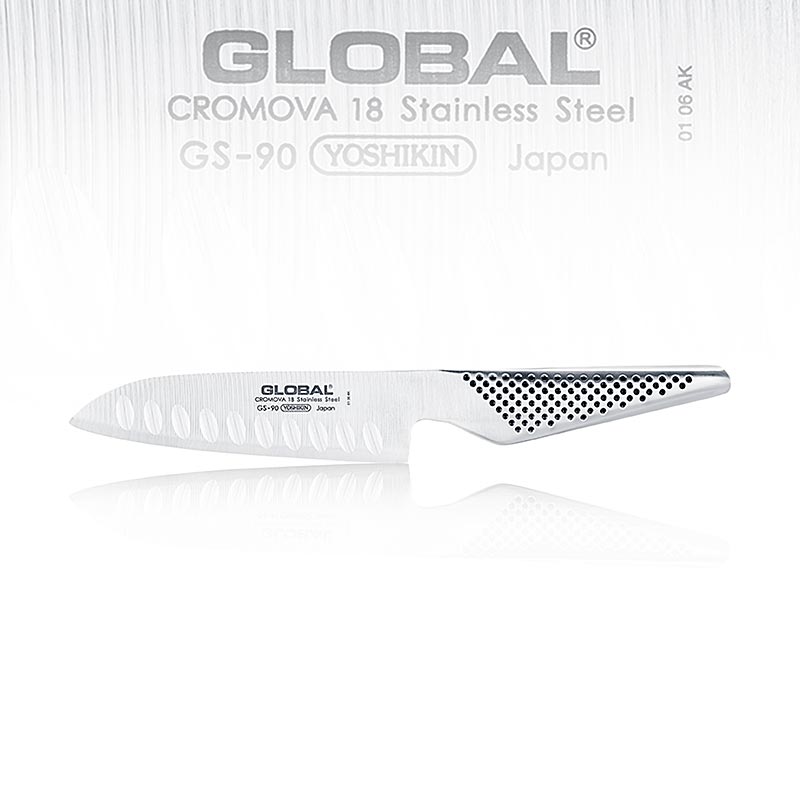 GS-90 Santoku Kulle, Antihaft-Klinge für Gemüse,Fisch, Fleisch, 13cm, GLOBAL, 1