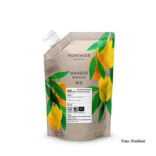 Ponthier Mangopüree, 100 %, BIO, 1 kg