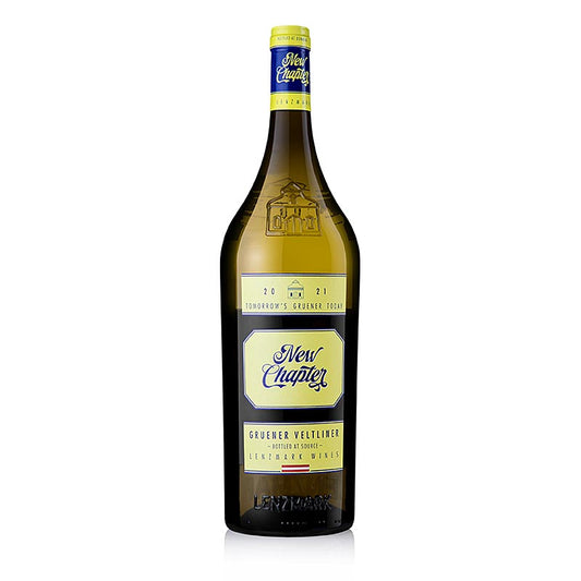 2021er Grüner Veltliner "New Chapter", trocken, 13 % vol., Lenzmark, 1,5 l