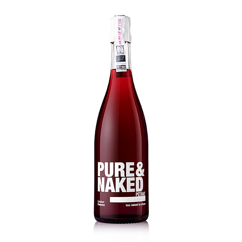 "Pink Pure & Naked" Pet Nat rosé Sekt, brut nature, 12 % vol., am Stein, BIO, 750 ml