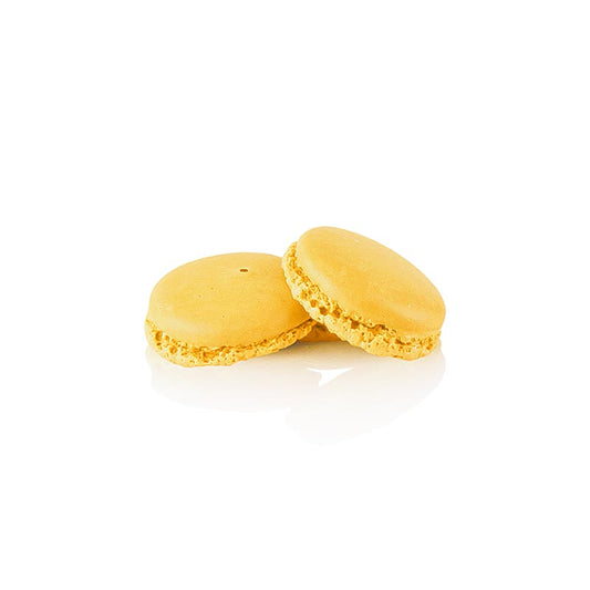 Macarons Hälften Gelb, ungefüllt, Ø3,5 cm, 921 g, 384 St
