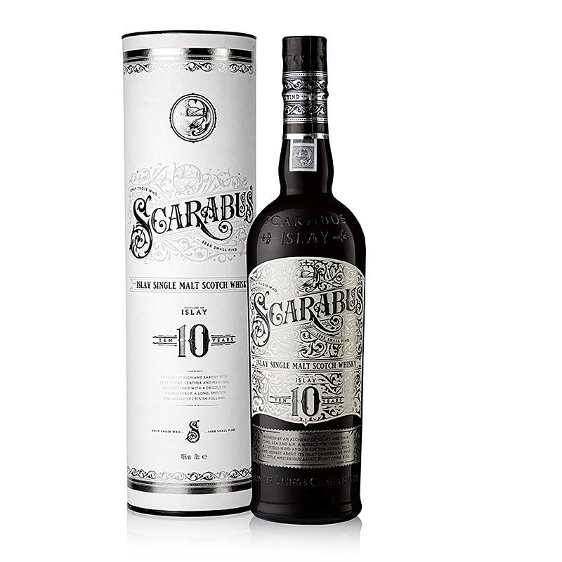 Single Malt Whisky Scarabus 10 Jahre, 46 % vol., Islay Schottland, in GP, 700 ml