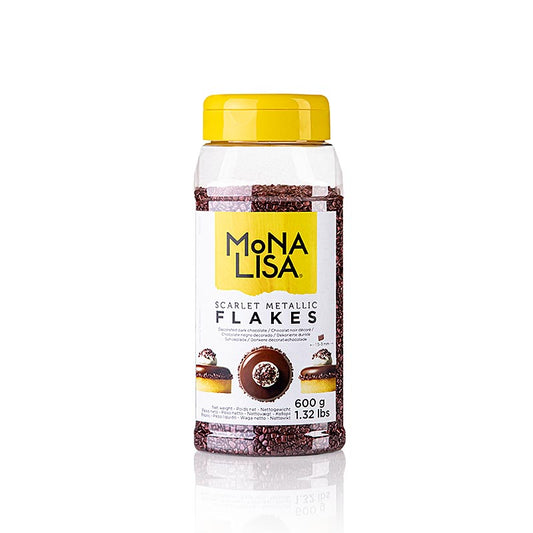 Mini Chocoflakes - Schokoflakes Scarlet Metallic, Mona Lisa (CHK-VS-22124E0), 600 g