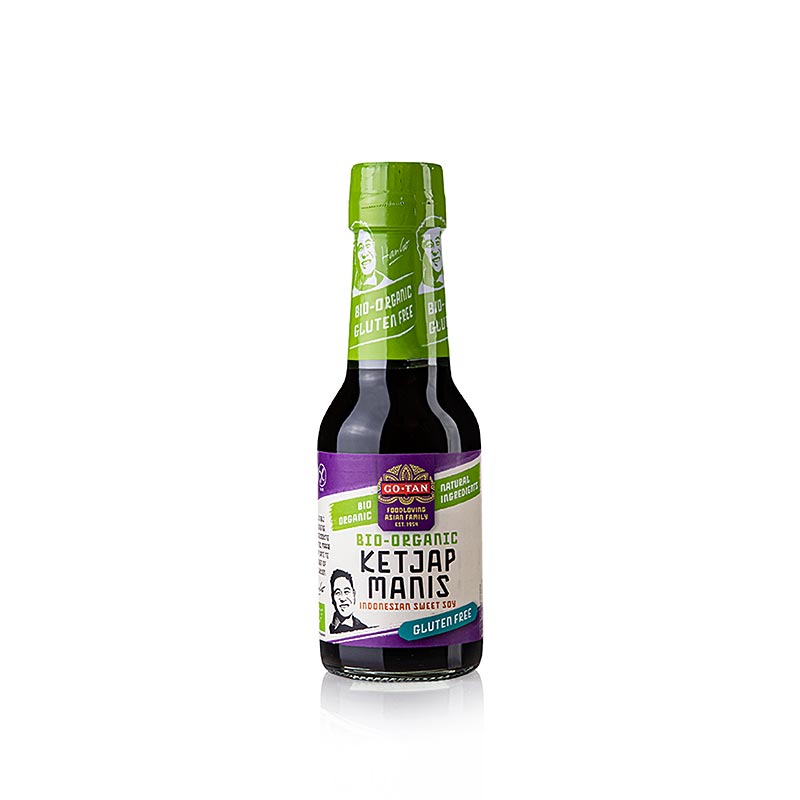 Soja-Ketjap Manis, süß, glutenfrei, Go-Tan, BIO, 145 g