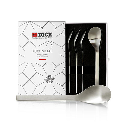 Dick Steak & TafelLöffel Set, Pure Metal, passend für Steakmesser 59805, 4 St