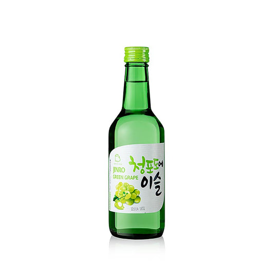Soju Grape (Traube), koreanischer Brandwein, 13 % vol., Jinro, 360 ml