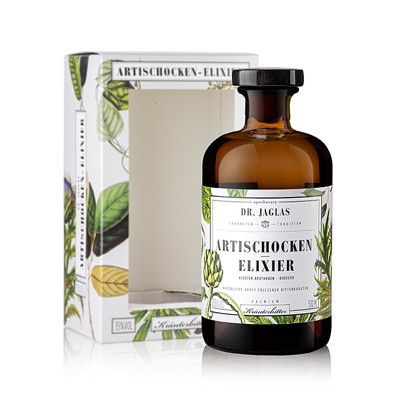 Dr. Jaglas - Artischocken Elixier, Kräuterbitter, 35% vol., 500 ml