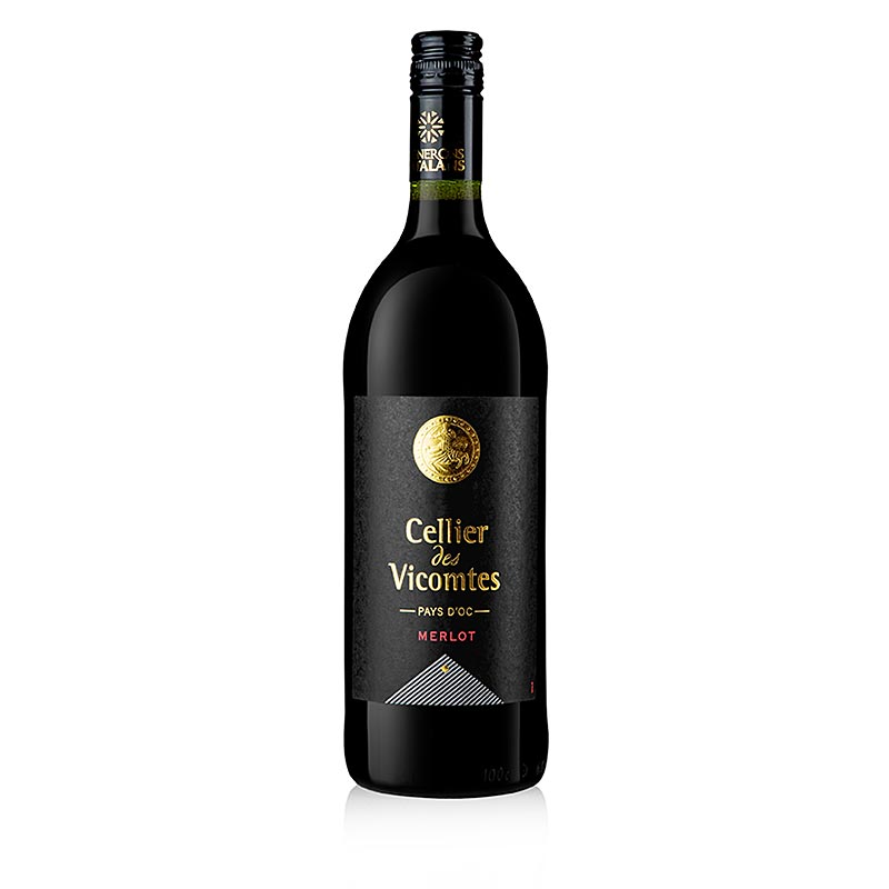 2022 Merlot, trocken, 13,5% vol., Cellier Vicomtes, 1 l