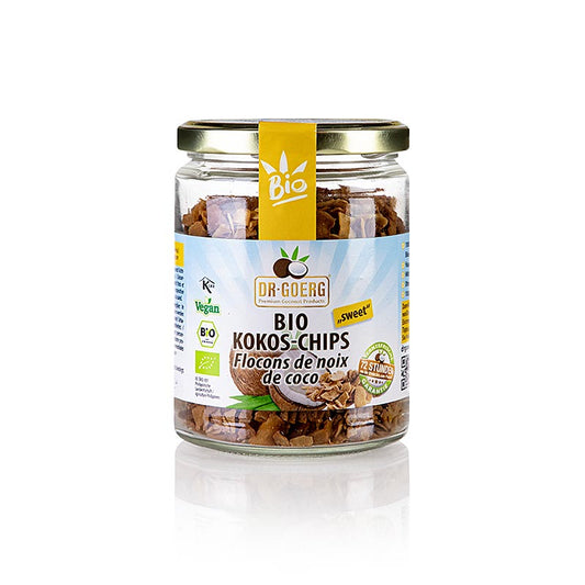 Dr.Goerg Kokoschips, geröstet, gesüsst, BIO, 160 g