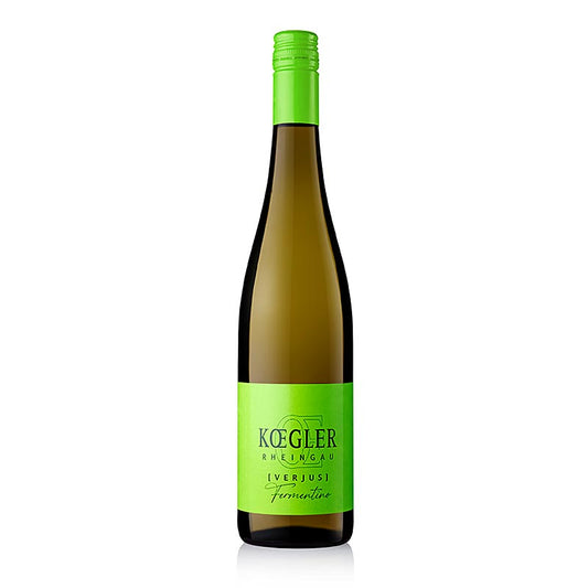 Verjus "Fermentino", 2022, aus dem Rheingau, 6% vol., Weingut-Koegler, 750 ml