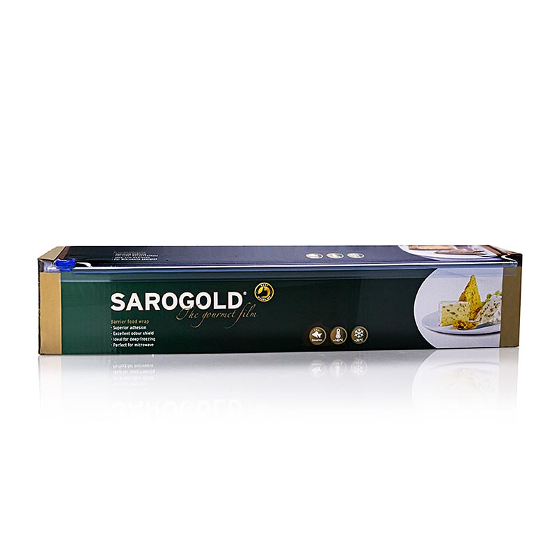 SAROGOLD Gourmet-Folie, 45cm, Faltschachtel (Frischhaltefolie), 300 m, 1 St