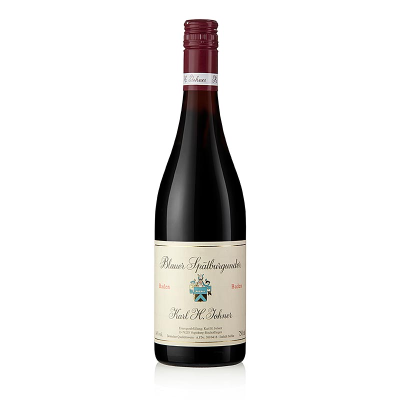 2020er Blauer Spätburgunder, trocken, 13,5 % vol., Johner, 750 ml