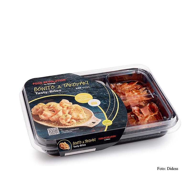 Tasty Bites "Bonito & Takoyaki", Reisbasis zum Frittieren, Didess, 120 g, 105 St