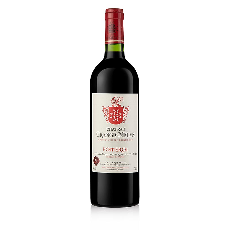 2019er Merlot, trocken, 13,5% vol., Chateau Grange-Neuve, 750 ml