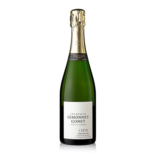 Champagner Gimonnet Gonet l´Extra Blanc de Blancs Grand Cru, EXTRA brut, 12 % vol., 750 ml