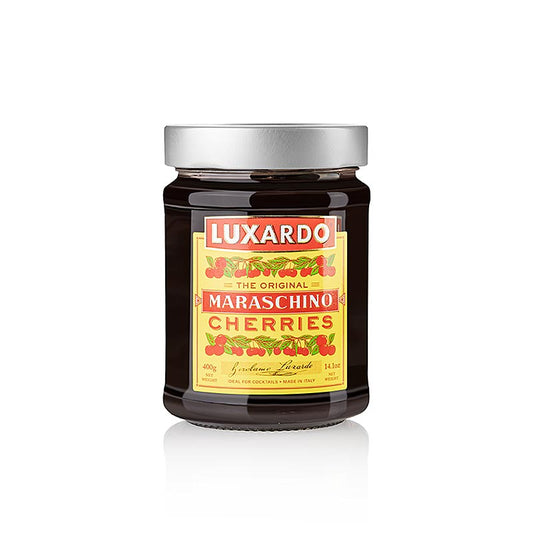 Eingelegte Amarena-Kirschen, Maraschino, Luxarado, 400 g