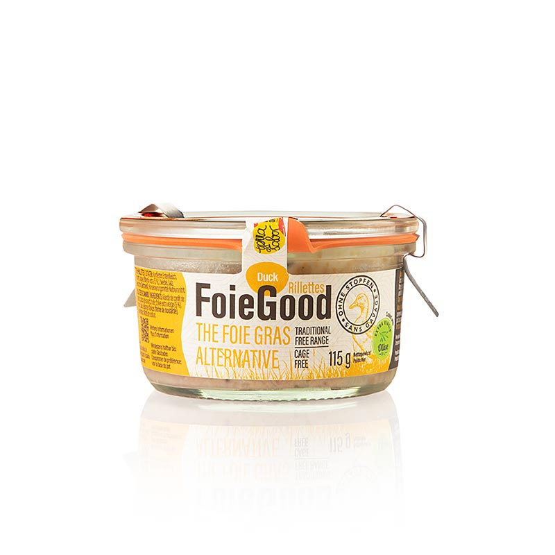 Enten Rillette ohne Leber, FoieGood, 115 g