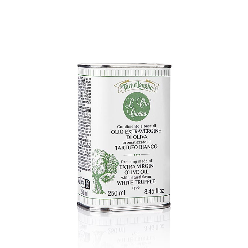 TARTUFLANGHE Natives Olivenöl Extra aromatisiert mit weissem Trüffel, 250 ml